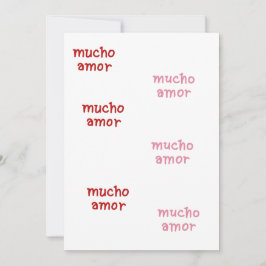 MUCHO AMOR ADVIESKAART
