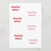 MUCHO AMOR ADVIESKAART (Voorkant)