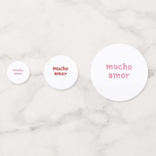 MUCHO AMOR CONFETTI (Achterkanten)