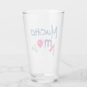 Mucho amor vaso glas (Achterkant)