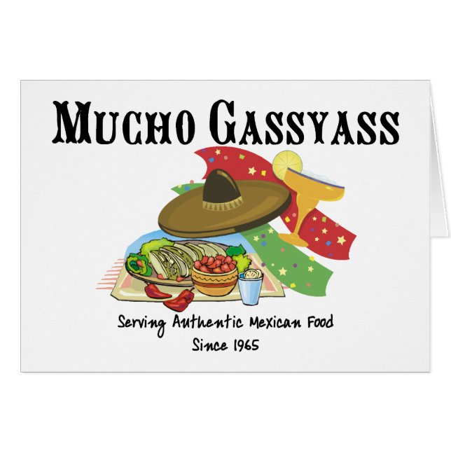 Mucho Gassyass Mexican Food (Voorkant Horizontaal)