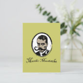 Mucho Mustacho - Zapata Briefkaart (Staand voorkant)