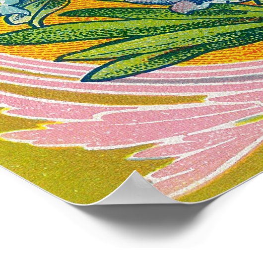 Mucilage D' Amandes Soap LabelParis, Frankrijk Poster (Hoek)