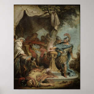 Mucius Scaevola voor Porsenna Poster