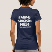 Muck Raker T met Raging Chicken op Terug T-shirt (Achterkant)
