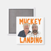 Muckey Landing Fridge Magnet (Voorkant / Achterkant)