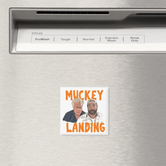 Muckey Landing Fridge Magnet (Insitu (Vaatwasser))