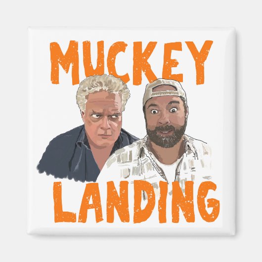 Muckey Landing Fridge Magnet (Voorkant)