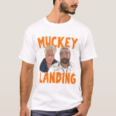 Muckey Landing Mannen Shirten T-shirt (Voorkant)