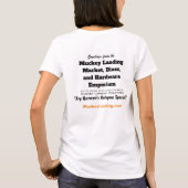 Muckey Landing Women's Shirten T-shirt (Achterkant)