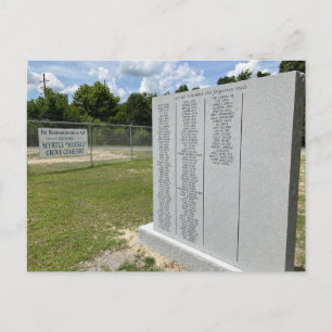 Muckle Grove Cemetery, Georgetown, SC Briefkaart