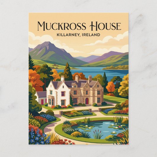 Muckross House Ierland Briefkaart (Voorkant)