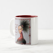 Mud "Big Girl Panties" Tweekleurige Koffiemok (Voorkant links)