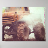 Mud Bogging 4x4 Truck Poster (Voorkant)