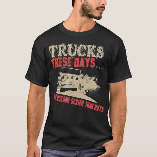 Mud Bogging Mudding Sey Trucks  T-shirt (Voorkant)