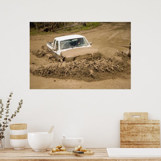 Mud bogging poster (Keuken)