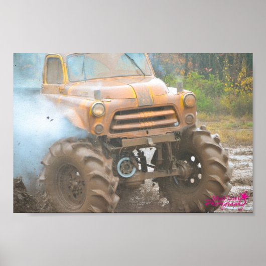 Mud Bogging Truck Poster (Voorkant)