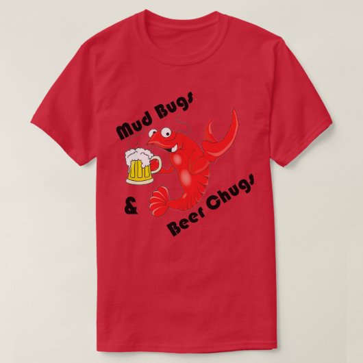 Mud Bugs en Beer Chugs T-shirt (Design voorkant)