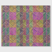 Mud Cloth geïnspireerd | Ankara Style Cadeaupapier (Vlak)