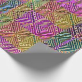 Mud Cloth geïnspireerd | Ankara Style Cadeaupapier (Hoek)