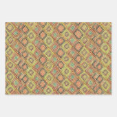 Mud Cloth Geïnspireerde patronen Inpakpapier Vel (Voorkant)