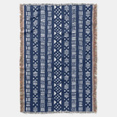 Mud Cloth Style 01 - Indigostijl Deken (Voorkant Verticaal)