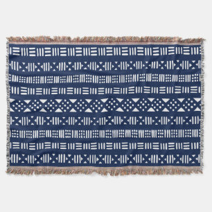 Mud Cloth Style 01 - Indigostijl Deken
