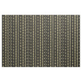 Mud Cloth Style Pattern 01 - Crème met zwart Stof (Yard (91,4 cm))