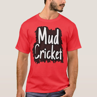 Mud Cricket Sticker T-shirt