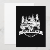 Mud Dirt Hill Off Racing Sports Road Gift Kaart (Voorkant / Achterkant)