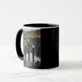 Mud Diver black combo mug 2 sided Mok (Voorkant links)