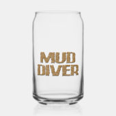 Mud Diver kan glas (Voorkant)