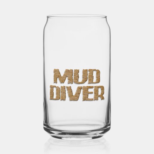 Mud Diver kan glas (Voorkant)