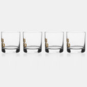 Mud Diver rots glas set van 4 (Links)