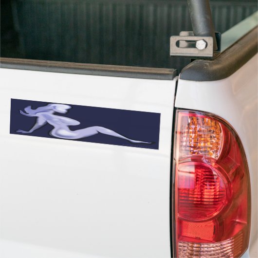 Mud Flap Babe Bumpersticker (Op Truck)
