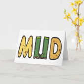 Mud Kaart (Gele Bloem)