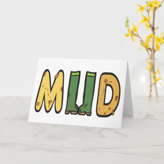 Mud Kaart (Gele Bloem)