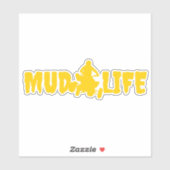 Mud leven sticker (Vel)