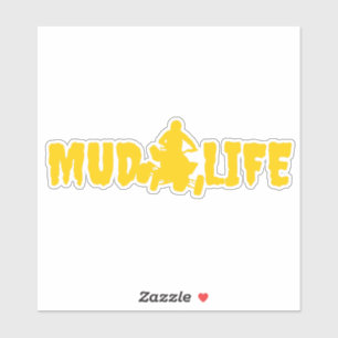 Mud leven sticker