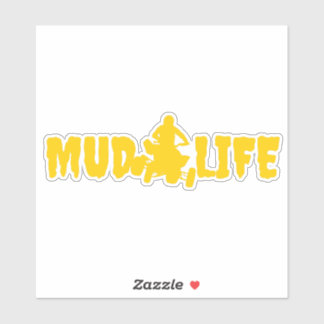 Mud leven sticker