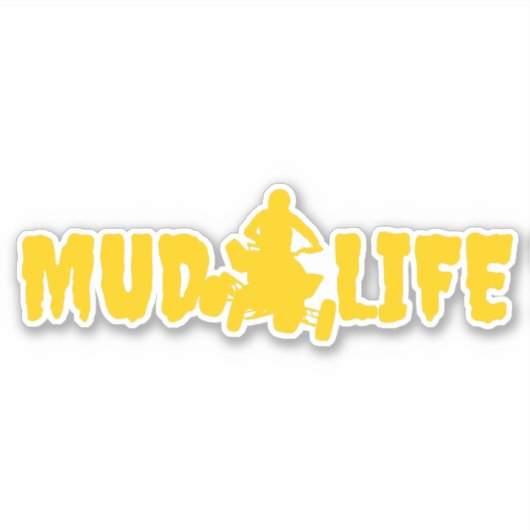 Mud leven sticker (Voorkant)