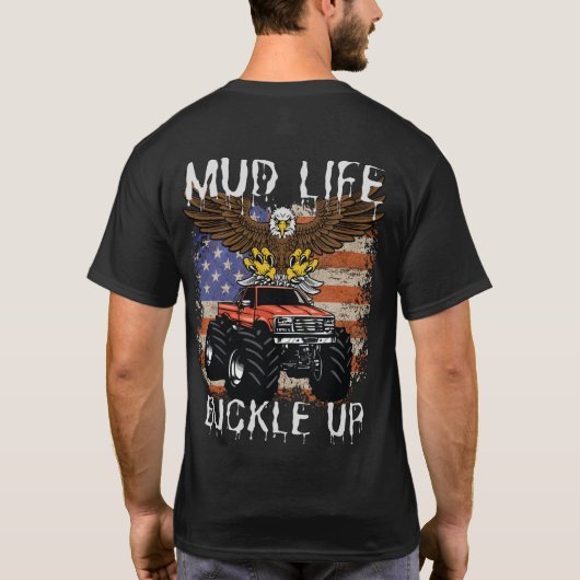 Mud leven t-shirt (Achterkant)