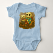 Mud Mayhem with Baby and Waggles Romper (Voorkant)