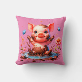 Mud Puddle Piggy Kussen