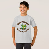 Mud Puddles is voor het spelen. T-shirt (Voorkant volledig)