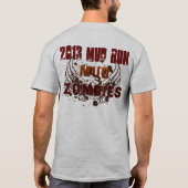 Mud Run 2013 Team Mud Zombies T-shirt (Achterkant)