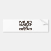 Mud Sweat en Beers Bumpersticker (Voorkant)