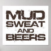 Mud Sweat en Beers Poster (Voorkant)