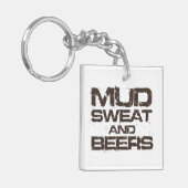 Mud Sweat en Beers Sleutelhanger (Voorkant Links)