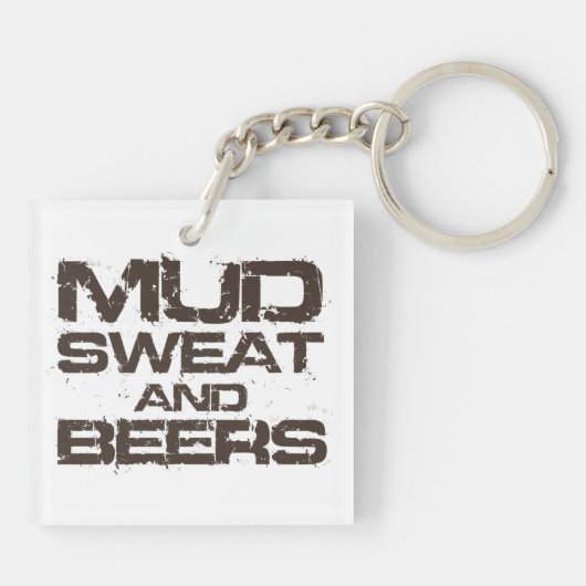 Mud Sweat en Beers Sleutelhanger (Achterkant)
